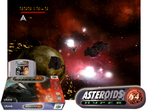 Asteroids Hyper 64 (USA) Cover